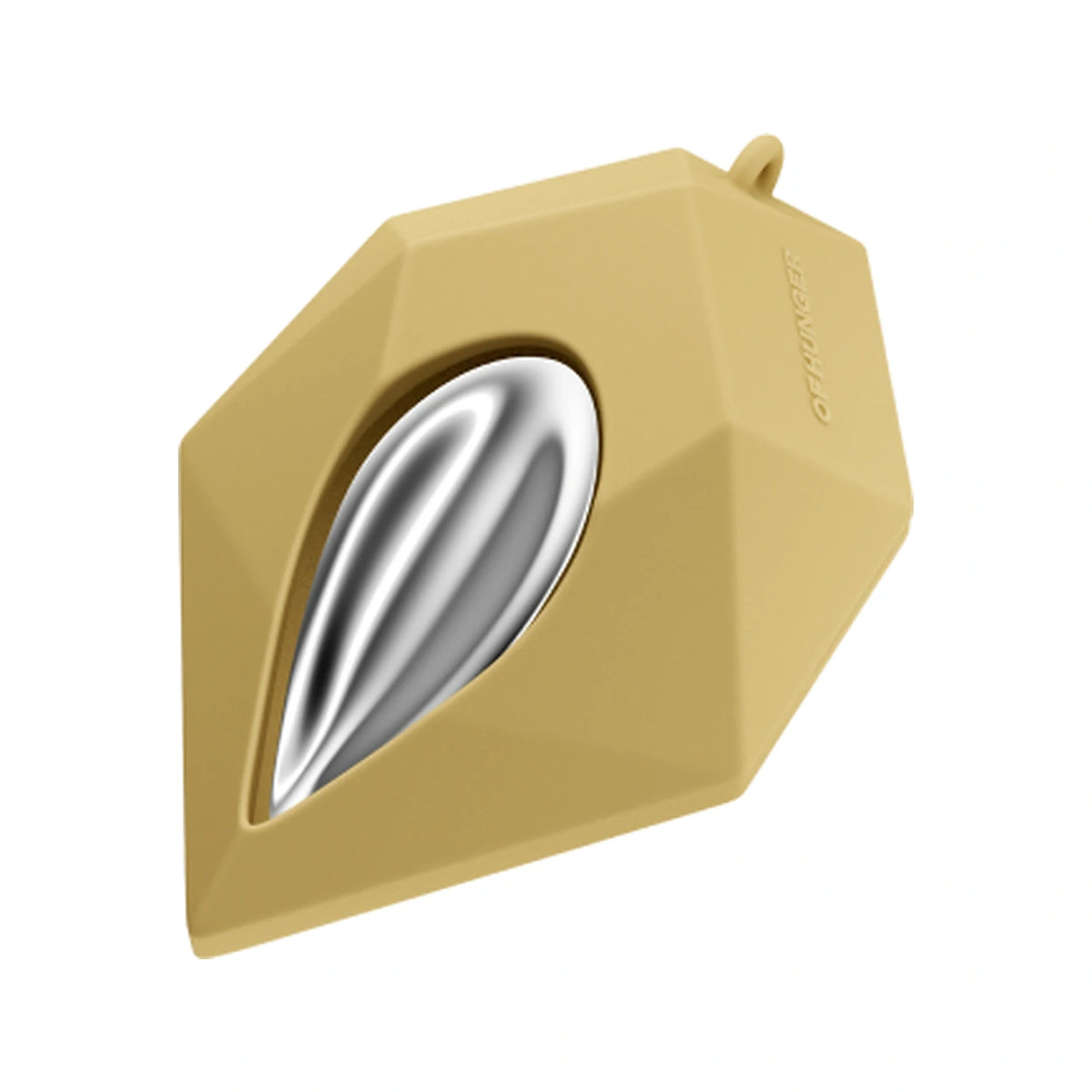 Dune Yellow EARPHONE CASE with the Electronic Gems charging capsule