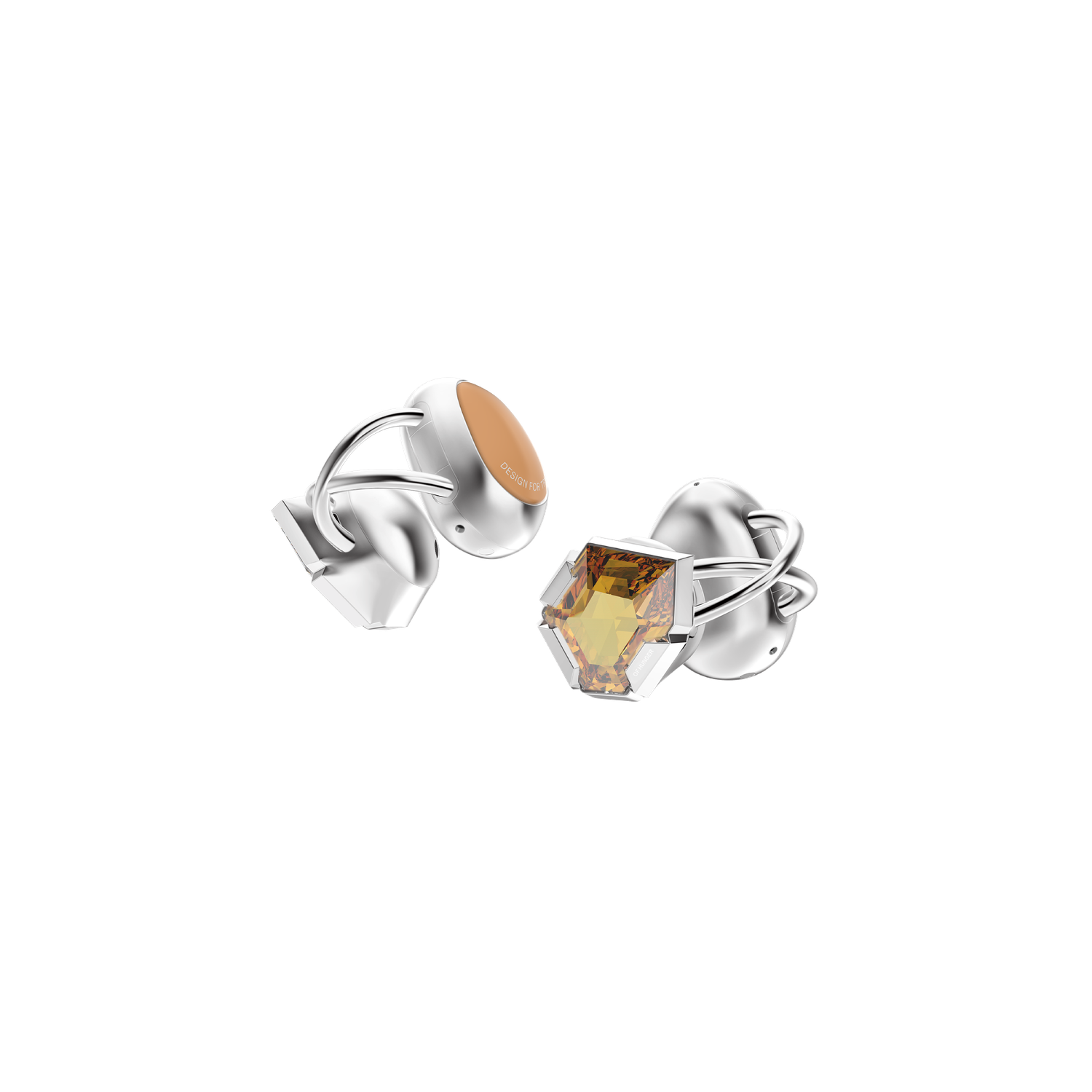 Champagne Zircon reverse view