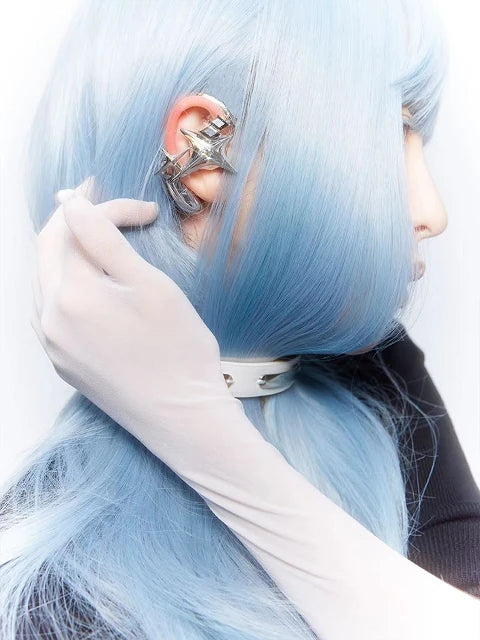 NEBULA worn with blue-haired styling