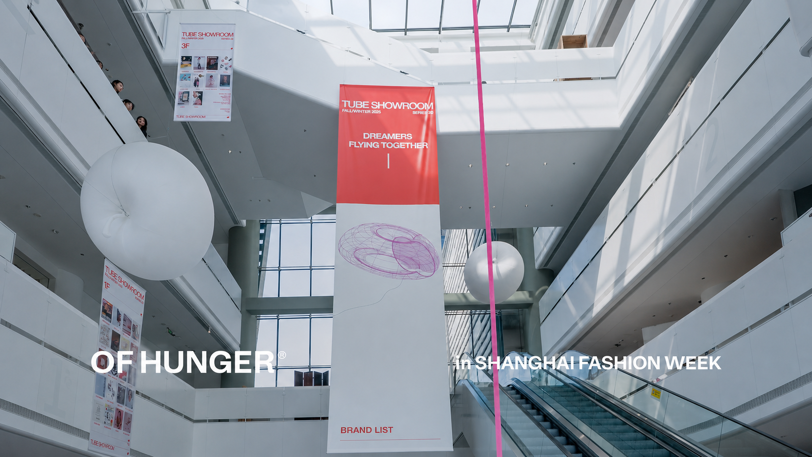 OF HUNGER at TUBE SHOWROOM FW25 in Shanghai