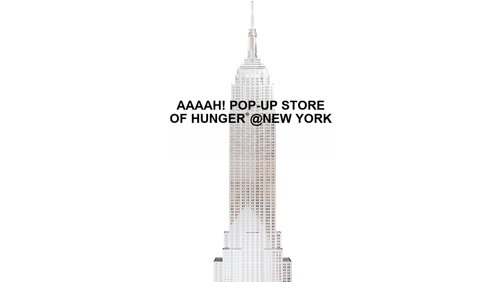 OF HUNGER at AAAAH MART in New York